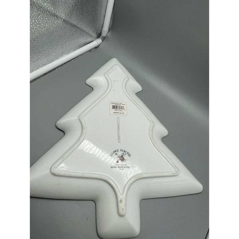 Royal Worcester Festive Collection Kitty Tree Serving Dish Clare Mackie 2005‎